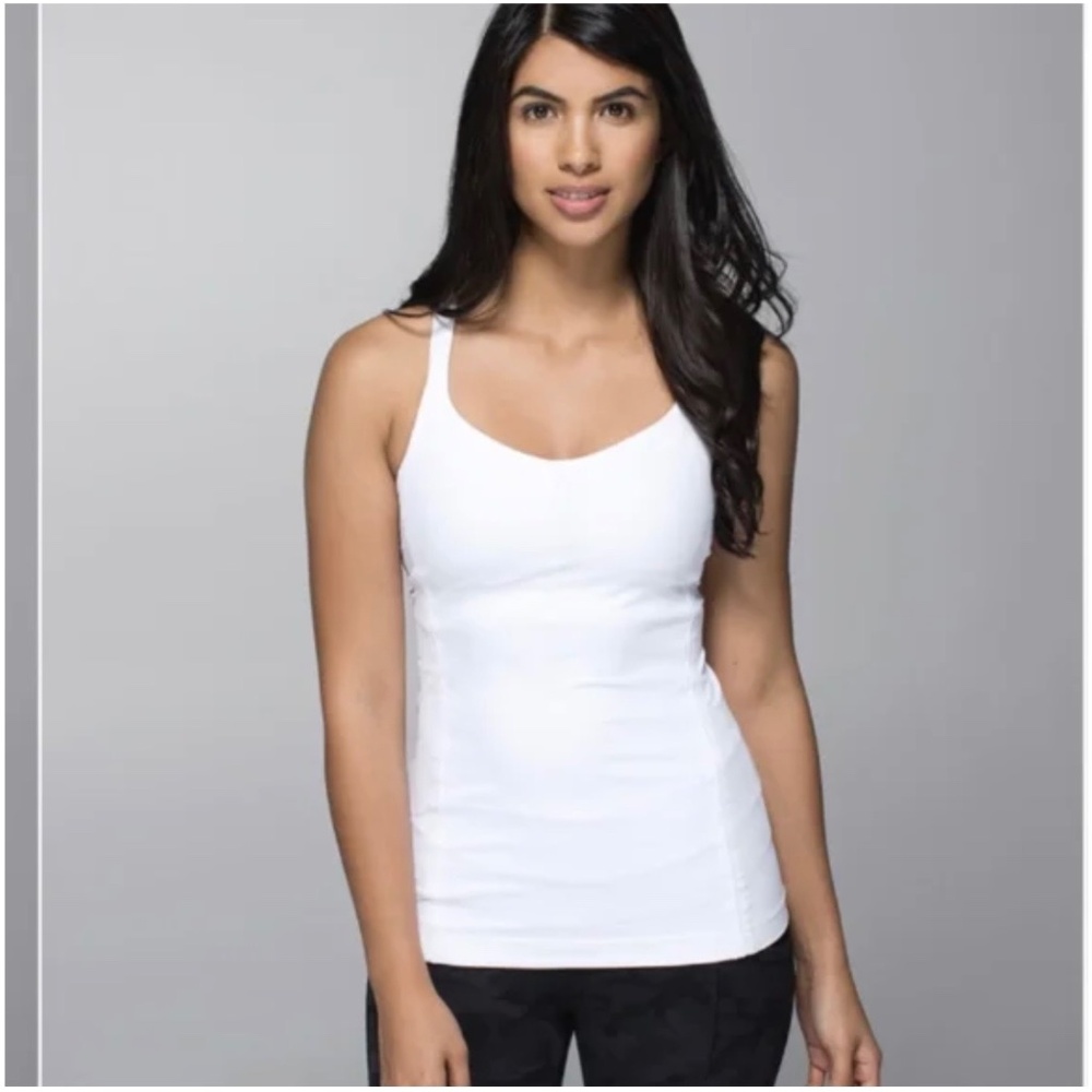 Lululemon Free To Be Tank White
